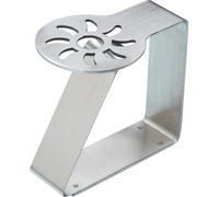 Kitchen Craft Lot de 4 pinces à nappe en acier inoxydable Motif soleil