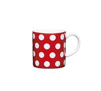 Kitchencraft Polka Dot Tasse à café, Céramique, Noir, 8 cm