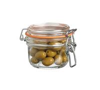 Kitchen Craft Home Made Bocal en verre avec couvercle et fermeture hermétiqueà clip 125 ml