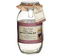KitchenCraft Home Made Bocal en verre hermétique avec couvercle à clip, 2,1 L