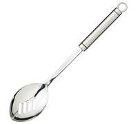 KitchenCraft Professional - Cuillère de Cuisine à Fentes en Acier Inoxydable, 32,5 cm