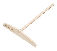 KitchenCraft Étaleur à crêpes, étaleur de crêpes en bois de hêtre durable pour des crêpes rapides et faciles, des pancakes et plus encore, couleur beige, 17 cm, 1 pièce
