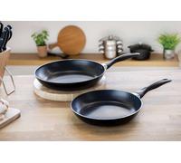 KitchenCraft Set de 2 poêles de Aluminium Antiadhésif dans boîte de cadeau 28cm, 24cm