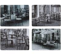 KitchenCraft Set de table en liège Café© dos laminé, set de 4 pièces