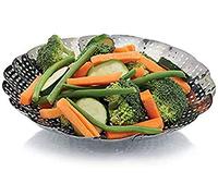 Kitchen Craft Panier vapeur rétractable Inox 23 cm