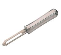 KitchenCraft Stainless Steel Straight Swivel Peeler, 17 cm (6.5")