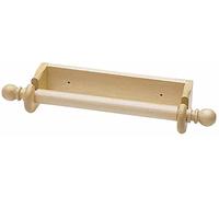 KitchenCraft Support Mural pour essuie-Tout de 25 cm, Bois de hêtre