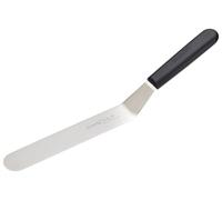 KitchenCraft Sweetly Does It - Lisseur à Gâteaux/Couteau à Palette avec Lame Coudée, Acier Inoxydable, Argent/Noir, 37 cm