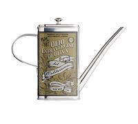KitchenCraft World of Flavours - Bouteille Arrosoir Vintage pour Huile d'Olive, Acier Inoxydable, 500 ml