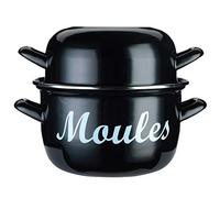 KitchenCraft World of Flavours - Marmite à Moules, Émaillée, Grand Format, 25 cm