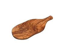 KitchenCraft World of Flavours - Planche à Découper/Plateau de Service en Bois d'Olivier, 30 x 17 cm