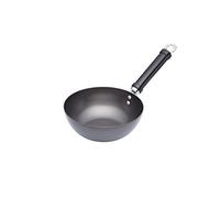 KitchenCraft World of Flavours - Wok Antiadhésif pour Plaques à Induction/Petite Poêle à Frire, Acier au Carbone, 20 cm