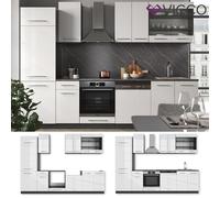Kitchenette Bloc cuisine Cuisine intégrée Fame-Line anthracite blanc Vicco