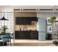 Kitchenette design avec emplacement pour four encastrable 200 cm - NALA