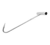 KITCHENKARATLY Crochet Acier Inoxydable T pour Levage de Plaques Égout Outil Robuste à Poignée Ergonomique Levage Facile des Couvercles Lourds pour Regards Puisards et Trappes