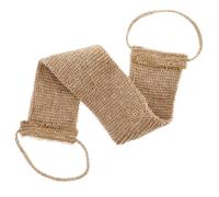 KITCHENKARATLY Sangle Exfoliante pour Corps Jute avec Poignées Brosse Dos Longue pour Gommage Profond Exfoliation Naturelle pour Homme et Femme Accessoire Bain et Ergonomique