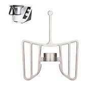 KitchenMod Fouet papillon en acier inoxydable compatible avec Thermomix TM21, accessoire mélangeur 100% métal pour crème chantilly, blancs en neige, sauces et desserts, lave-vaisselle