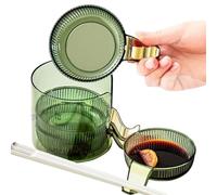 Kitchenware, Serving Dishes, Condiment Plates, 4 Pieces Dipping Sauce Set with Holder, Ideal for Soy, Snacks, Desserts, Ketchup, Seasoning, Home, Kitchen, Dining Use, Long Lasting