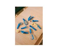 KITCHENWARE STUDIO - Pack de 9 ustensiles de cuisine - Bleu cobalt