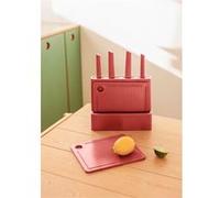 KITCHENWARE STUDIO - Set de 2 planches à découper et de 4 couteaux de cuisine - Terracotta