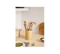 KITCHENWARE STUDIO - Utensiles de cuisine en silicone et bois - Sable