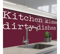 KitchenYeah© Crédence Adhésive Cuisine 60x150 cm Résistant À La Chaleur Plaque Adhesif Fond De Hotte Interieur Cuisson Sur Mesure