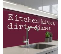 KitchenYeah© Crédence Adhésive Cuisine 80x150 cm Résistant À La Chaleur Plaque Adhesif Fond De Hotte Interieur Cuisson Sur Mesure