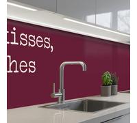 KitchenYeah© Crédence Adhésive Cuisine 80x400 cm Résistant À La Chaleur Plaque Adhesif Fond De Hotte Interieur Cuisson Sur Mesure