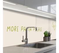 KitchenYeah© Crédence Adhésive Cuisine 80x500 cm Résistant À La Chaleur Plaque Adhesif Fond De Hotte Interieur Cuisson Sur Mesure