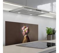 KitchenYeah© Credence Adhesive Pour Cuisine 45x90 cm Panneau Mural Adhesif Fond De Hotte Plaque Pvc Murale Peel And Stick Protege Mur Chef-d'œuvre - Moderne - Coloré
