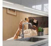KitchenYeah© Crédence Adhésive Résistant À La Chaleur 80x400 cm Protection Mur Cuisine Panneaux Muraux Adhesif Panneau Decoratif Interieur Champagne - Lit - Bulles