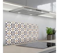 KitchenYeah© Credence Cuisine 45x90 cm Adhesif Protection Mur Plaque De Cuisson Plastique Rigide Revetement Murale À Coller Classique - à motifs - coloré