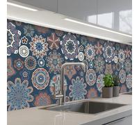 KitchenYeah© Credence Cuisine Adhesive 60x250 cm Protege Mur Revetement Mural Adhesif Parement Interieur À Coller Plaque Plastique Rigide Motifs - Ornement - Décoration