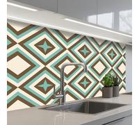 KitchenYeah© Credence Cuisine Sur Mesure 60x100 cm Plaque Adhesive Murale Panneau Decoratif Interieur Peel And Stick Mural Protection Mur Années 5 - Star - Design