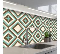 KitchenYeah© Credence Cuisine Sur Mesure 60x200 cm Plaque Adhesive Murale Panneau Decoratif Interieur Peel And Stick Mural Protection Mur Années 5 - Star - Design