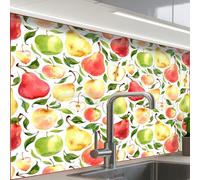KitchenYeah© Credence Cuisine Sur Mesure 60x80 cm Plaque Adhesive Murale Panneau Decoratif Interieur Peel And Stick Mural Protection Mur Modèle - Pommes - Poires