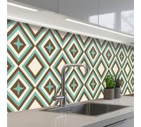 KitchenYeah© Credence Cuisine Sur Mesure 80x400 cm Plaque Adhesive Murale Panneau Decoratif Interieur Peel And Stick Mural Protection Mur Années 5 - Star - Design