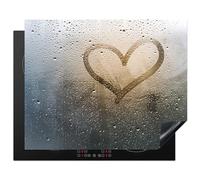 KitchenYeah© Protection Plaque Cuisson Deco Cuisine Cache Induction 65x52 cm Protege Pour Cuisiniere Protection Coeur - Condensation - Eau - 3D