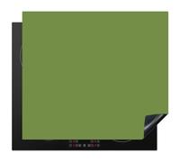 KitchenYeah© Protection Plaque Cuisson Protecteur Decoration Accessoire | 58x51 cm Deco Cuisine Cache Induction Protège Pour Cuisiniere Kitchen Gadget Moss - Green - Vert