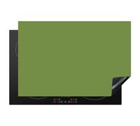 KitchenYeah© Protection Plaque Cuisson Protecteur Decoration Accessoire | 78x52 cm Deco Cuisine Cache Induction Protège Pour Cuisiniere Kitchen Gadget Moss - Green - Vert