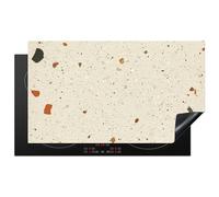 KitchenYeah© Protege Plaque Tapis Pour Induction Deco Cuisine Protection | 91x52 cm - Vitrocéramique Cuisiniere Terrazzo - Décoration - Tuiles - Motifs
