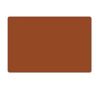 KitchenYeah© Set de Table Ensemble de 6 Pièces 45x30 cm Dessous de Plat Antidérapant Lavable Coloré Vinyle Rectangulaire Terracotta - Marron - Palette - Solid - Couleur - Couleur