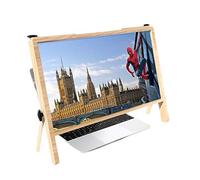 KITCISSL 3D Agrandisseur Decran 21 Pouces PC Portable Amplificateur Ecran pour Ordinateur Portable, Ultra-Clair Videoprojecteur, Grossisseur de Bureau éliminant Verre Loupe pour Films (Color : Bruin)