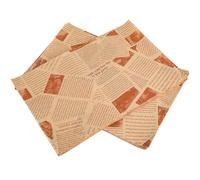 KITDAHOM 200 Feuilles Papier à Hamburger - Papier Cire Résistant à l'Huile et à l'Eau - 20 x 30 cm - Pour Hamburger, Frites, Fromage, Doublure Panier Alimentaire (Aspect Journal)