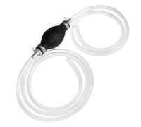 KITDAHOM Pompe Manuelle à Diesel - Pompe à Siphon pour Essence - Plastique PVC - Transfert de Carburant - pour Essence, Diesel, Huile Moteur, Réservoirs, Aquariums (Noir)