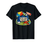 Kite Bag Ready Cerf Volant Kit Bobine T-Shirt