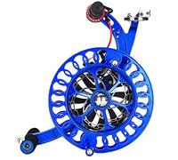 Kite Line Reel Winder 11 inches(Dia) Kite Winder Reel with Disc Brake Grip Wheel Winding Reel Lockable Alloy Winder Anti-Reverse Switch Outdoor Kite Accessories for Kids/Teens
