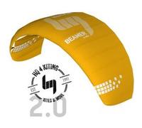 Aile de kitesurf GENERIQUE Kite surf- Ailes de traction 4 lignes sur poignée - HQ4- Beamer VI - Disponible en plusieurs tailles 2.0