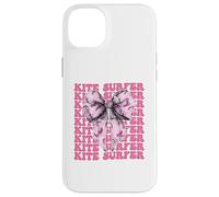Kite Surfer Kite Surf Kiteboarder Girl Coquette Bow Rose Coque pour iPhone 14 Plus