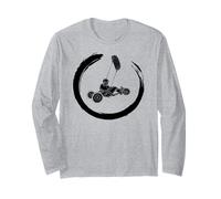 Kitebuggying Cerf-Volant-Buggy Char à Voile Kite-Buggy Manche Longue